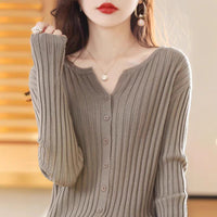 Slim V-Neck Commuter Cardigan