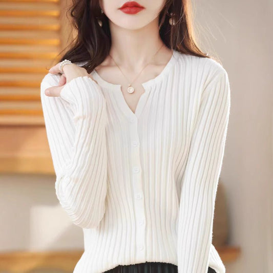 Slim V-Neck Commuter Cardigan