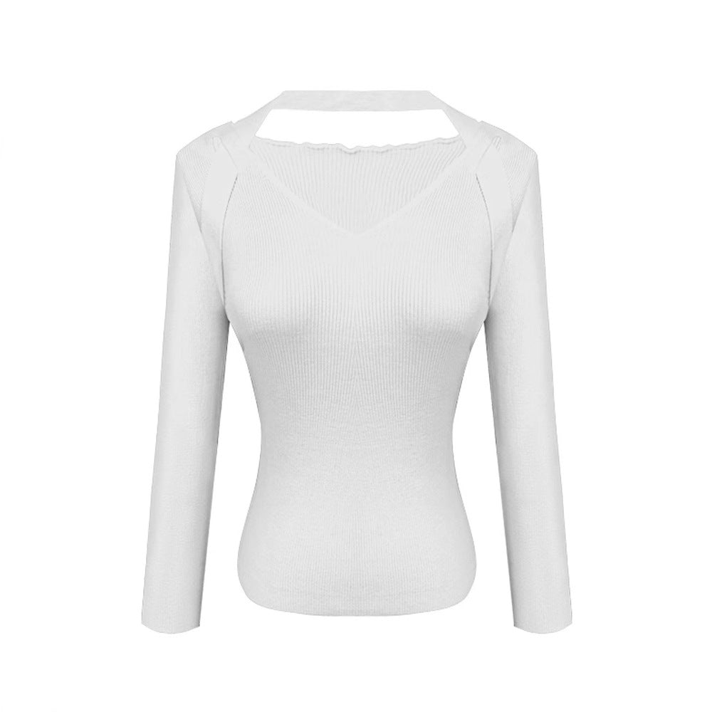 Slim V-Neck Urban Pullover