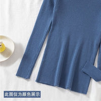 Slim V-Neck Core-Spun Pullover (9123)