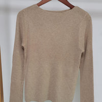 Slim One-Word Collar Pullover