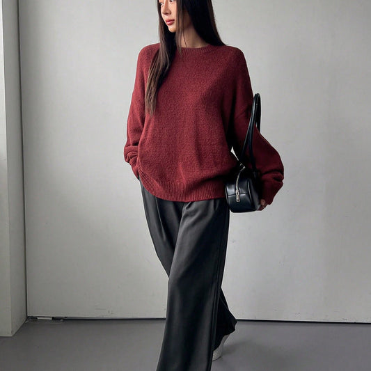 Loose Minimalist Knit Pullover