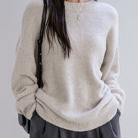 Loose Minimalist Knit Pullover