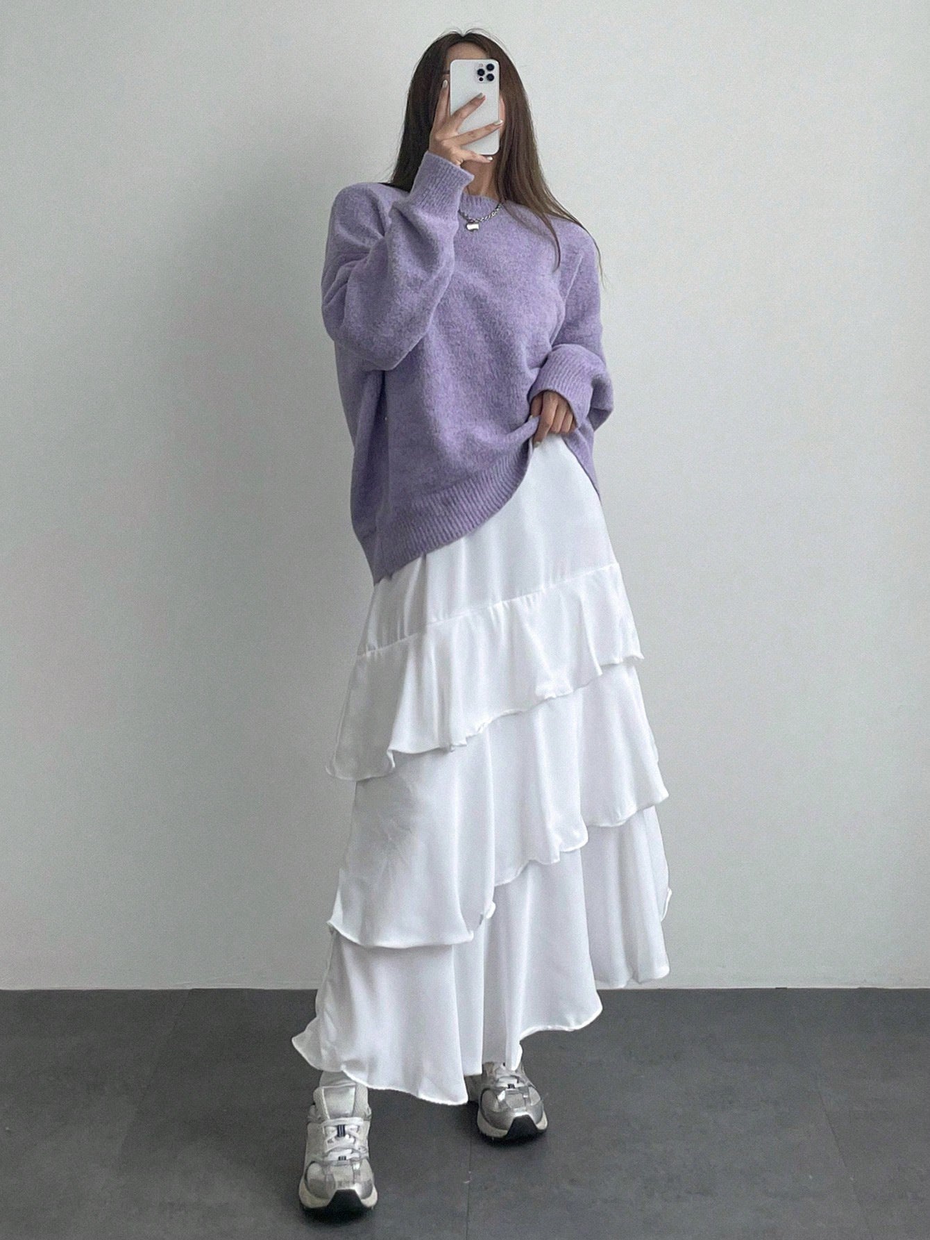 Loose Minimalist Knit Pullover