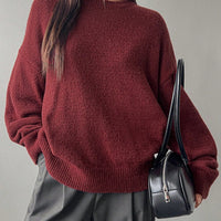 Loose Minimalist Knit Pullover