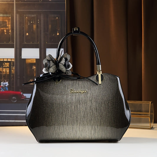 Elegant Gradient Color Handbag - Versatile Shoulder