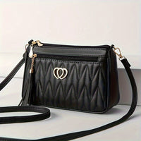 Classic Quilted Crossbody Phone Purse