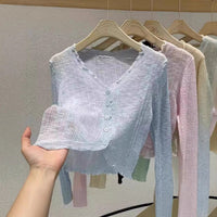 Bamboo Hemp Ruffled Long Sleeve Shirt