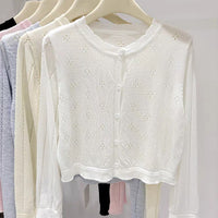 Thin Bamboo Hemp Sunscreen Cardigan