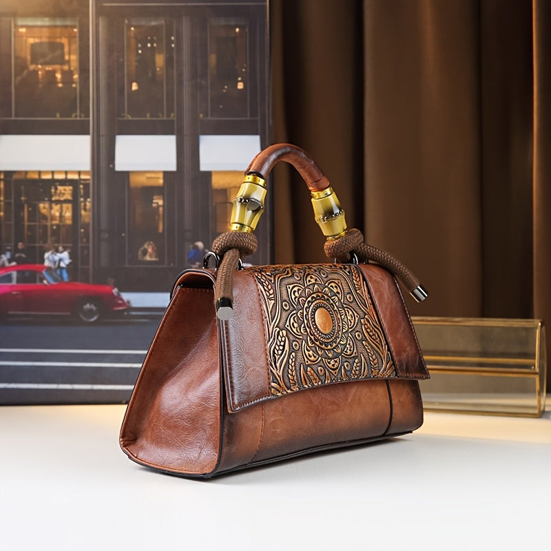 Vintage Carved Sunflower Shoulder