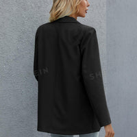 Clasi Flap Detail Double Button Blazer