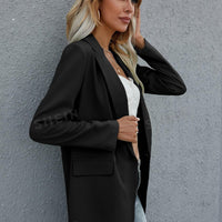 Clasi Flap Detail Double Button Blazer