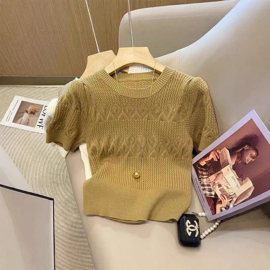 Slim Crew Neck Core-Spun T-Shirt