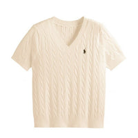 V-Neck Embroidered T-Shirt