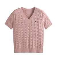 V-Neck Embroidered T-Shirt