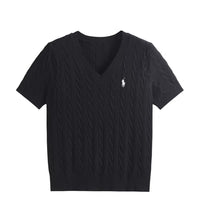 V-Neck Embroidered T-Shirt