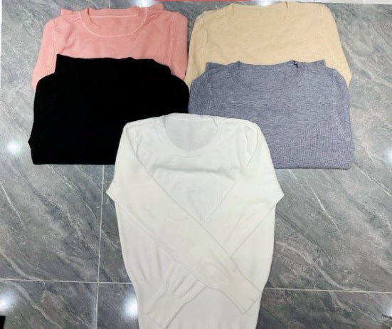 Slim Semi-Turtleneck Commuter Pullover