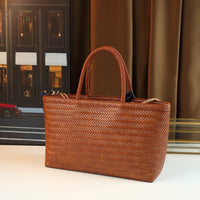 Large Coffee Brown Tote Bag