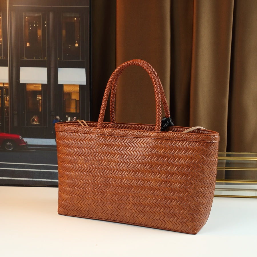 Large Coffee Brown Tote Bag