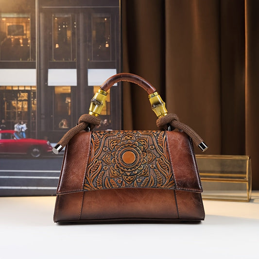 Vintage Carved Sunflower Shoulder