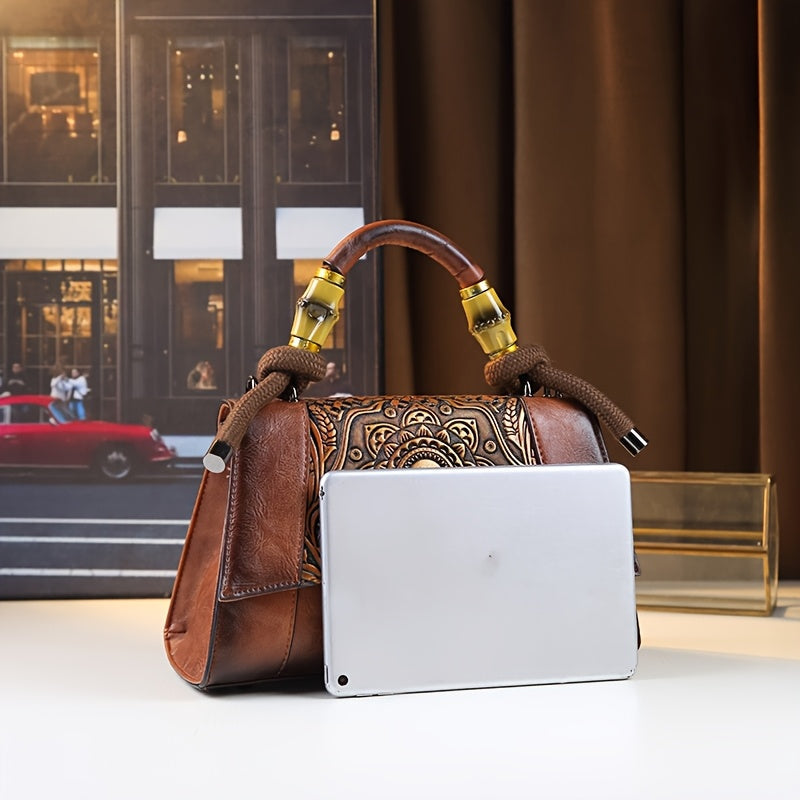 Vintage Carved Sunflower Shoulder