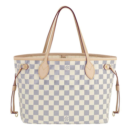 N51110 Neverfull PM Shoulder Bag Damier Azur Canvas
