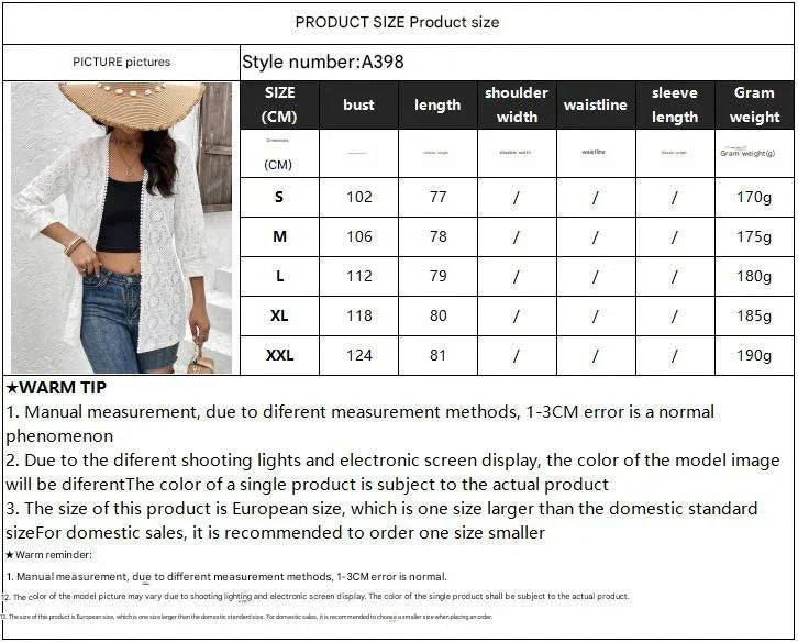 Elegant Lace Spliced Cardigan