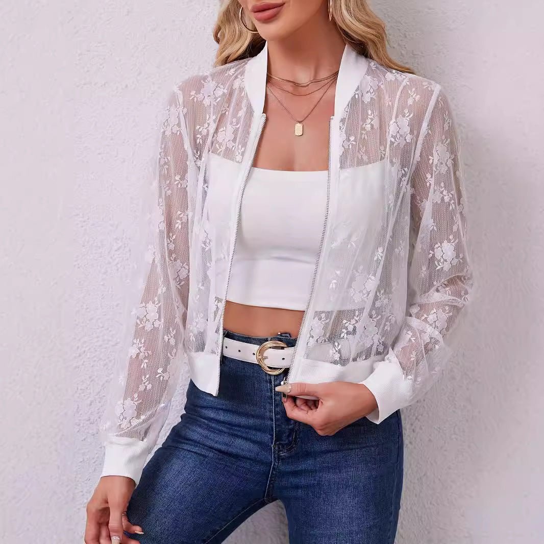 Bud-Splicing Zipper Jacket