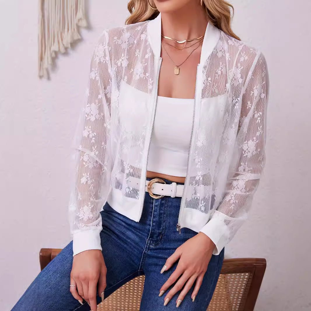 Bud-Splicing Zipper Jacket