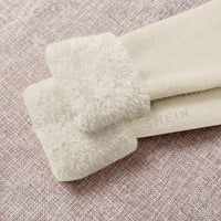 Thick Fluffy Slim High Neck Sweater