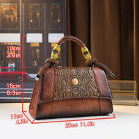 Vintage Carved Sunflower Shoulder