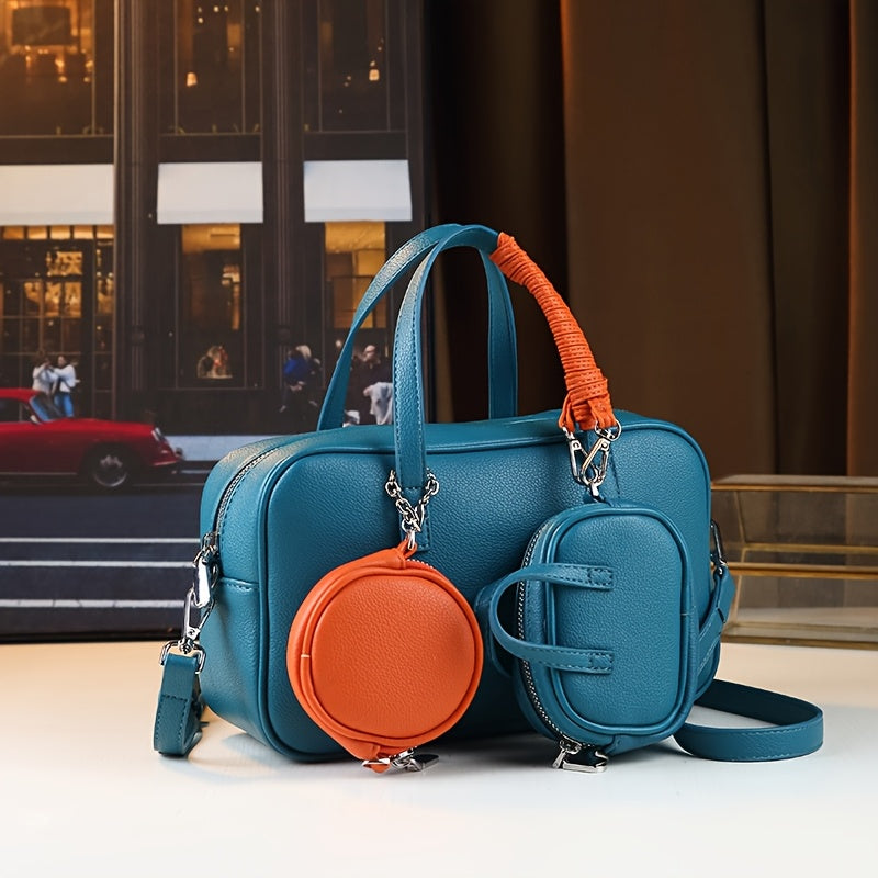 3-Piece Casual Boston Bag Set