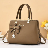 Elegant Bow Accent Handbag