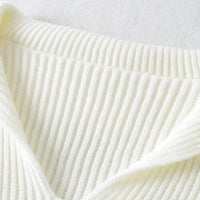 Four-Color Lapel Knit Pullover