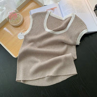 Slim Fit Imitation Linen Sleeve T-Shirt