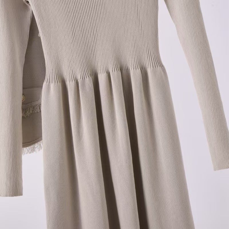 French Tassel Vest & Dress Set