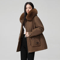 Fur Collar Pocket Jacket