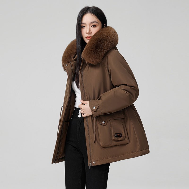Fur Collar Pocket Jacket