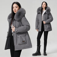 Fur Collar Pocket Jacket