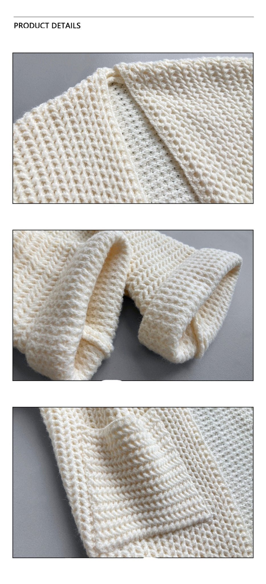 Loose Cotton Blend Pocket Cardigan