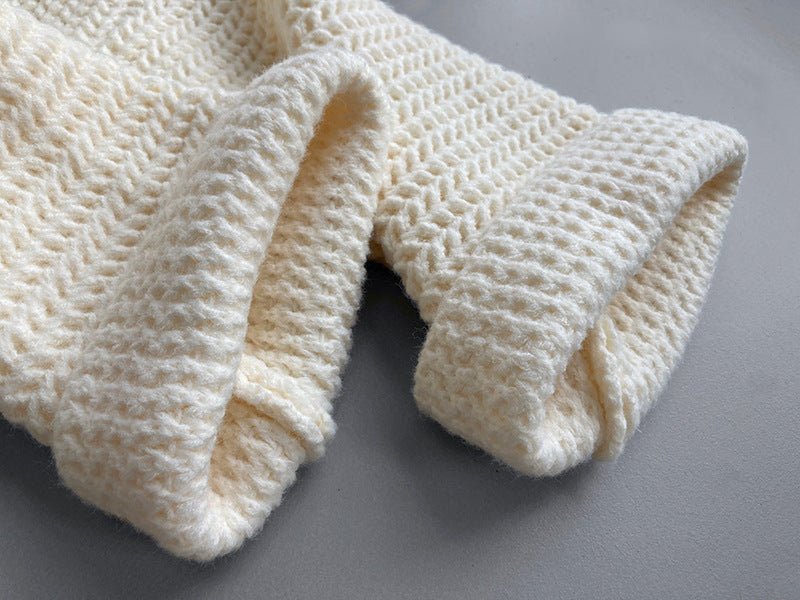 Loose Cotton Blend Pocket Cardigan