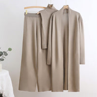 Windbreaker, Vest & Ribbed Wide Pants Set