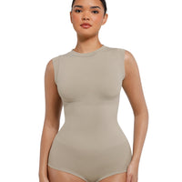 High Neck Sleeveless Bodysuit