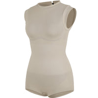 High Neck Sleeveless Bodysuit