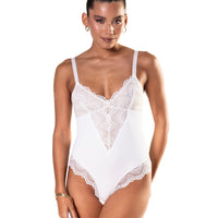 Half Laced Bodysuit - HeyShape