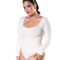 Long Sleeve Thong Bodysuit