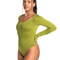Long Sleeve Thong Bodysuit