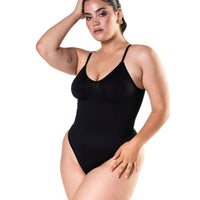 Low Back Snatched Thong Bodysuit