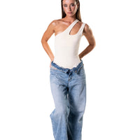 One Shoulder Shapewear Bodysuit