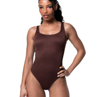 Ribbed Snatched Shapewear Bodysuit - HeyShape